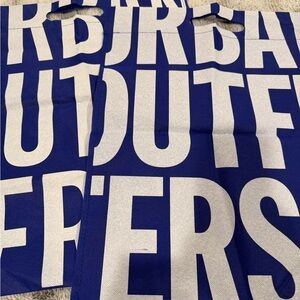 Urban Outfitters Bold Blue and White Totes